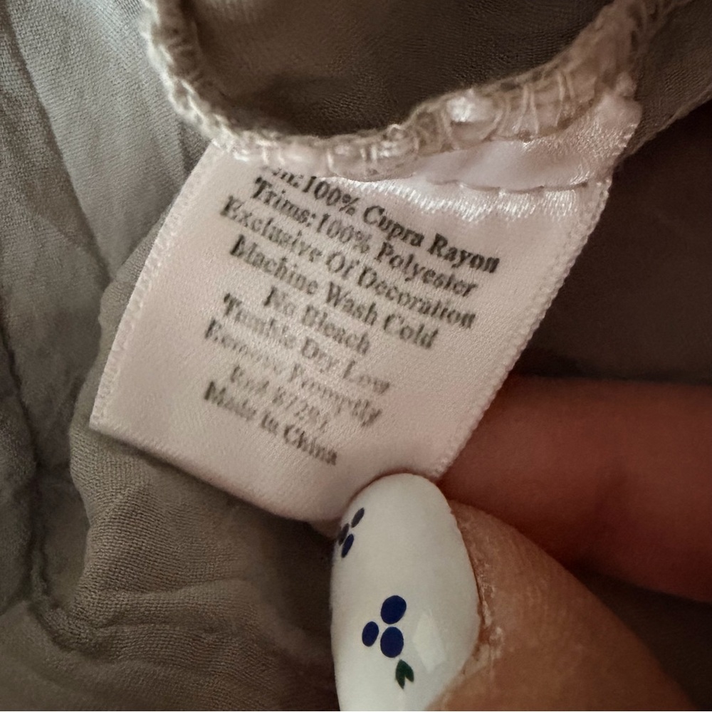 Johnny Was Light Lavender Long sleeve Embroidered Top Tunic, S - Picture 9 of 14